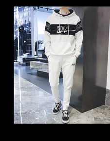 G2018春裝新款男士衛衣套裝 運動風尚，青春宣言